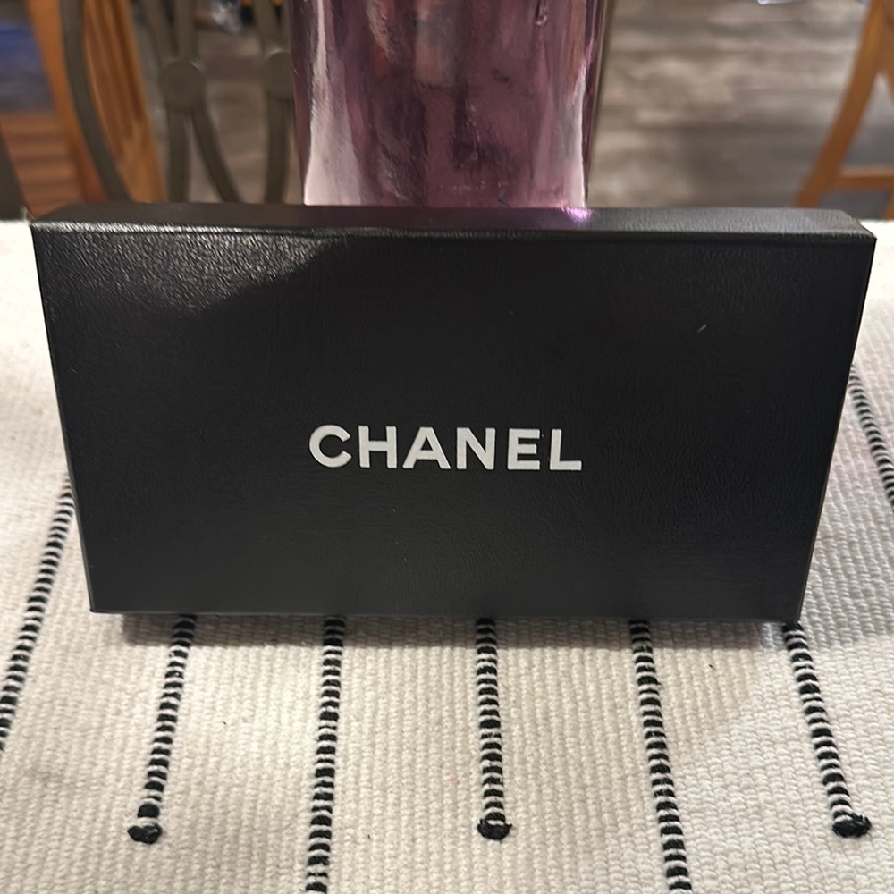 Chanel Black wallet/storage Box